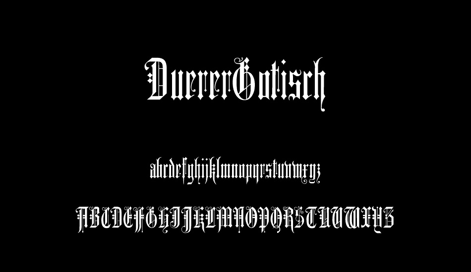 DuererGotisch font