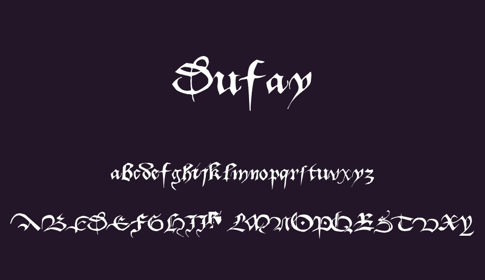 Dufay font