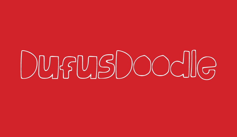 DufusDoodle font big