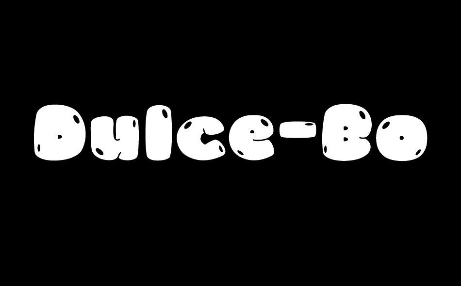 Dulce Boy font big