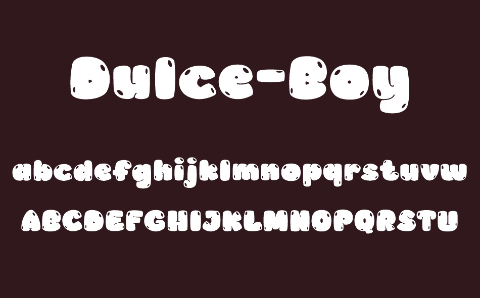 Dulce Boy font