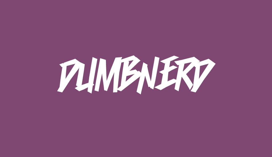 Dumbnerd font big