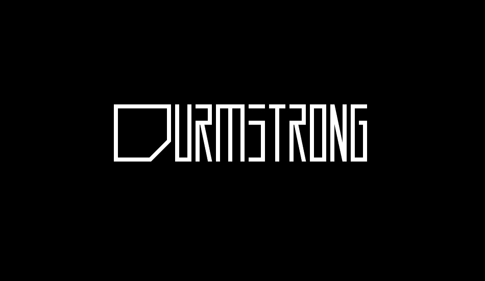 Durmstrong font big