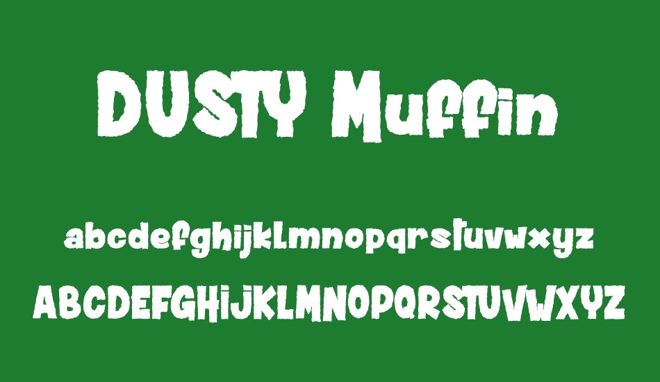 DUSTY Muffin font