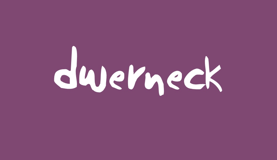 dwerneck font big