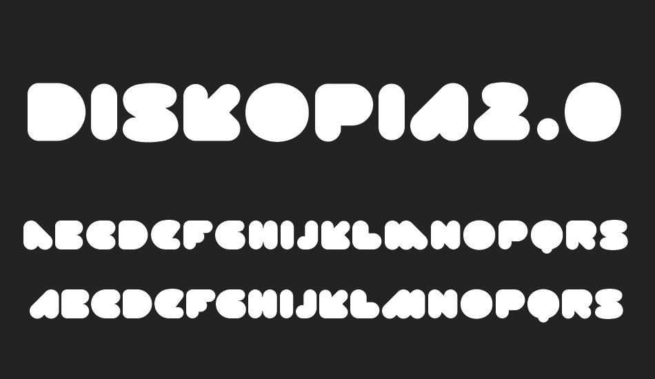 DISKOPIA2.0 font