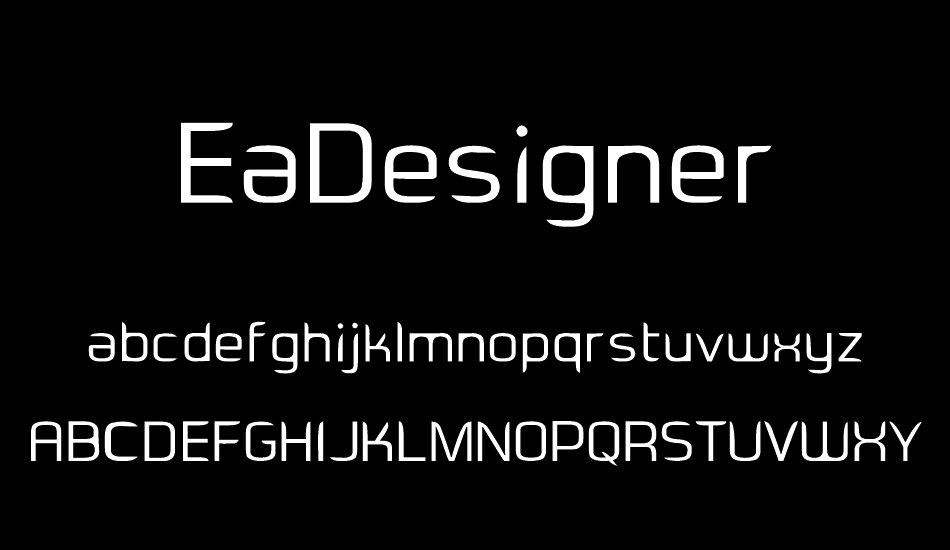 EaDesigner font