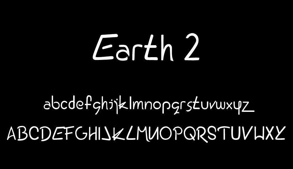 Earth 2 font