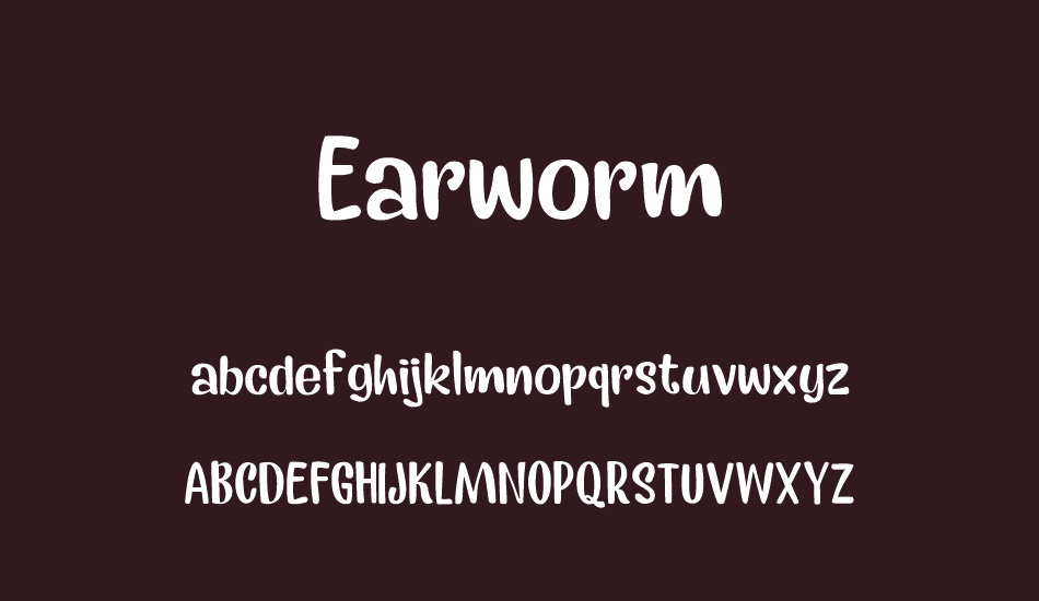 Earworm DEMO font