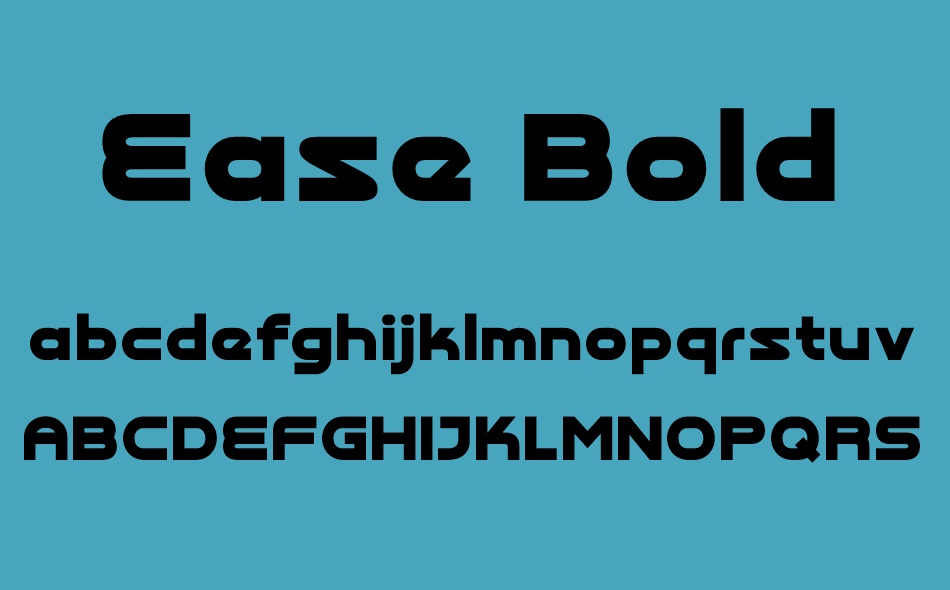 Ease Bold font