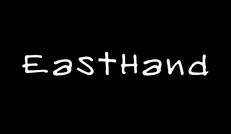 EastHand font big