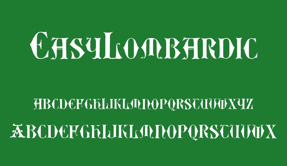 EasyLombardic Two font