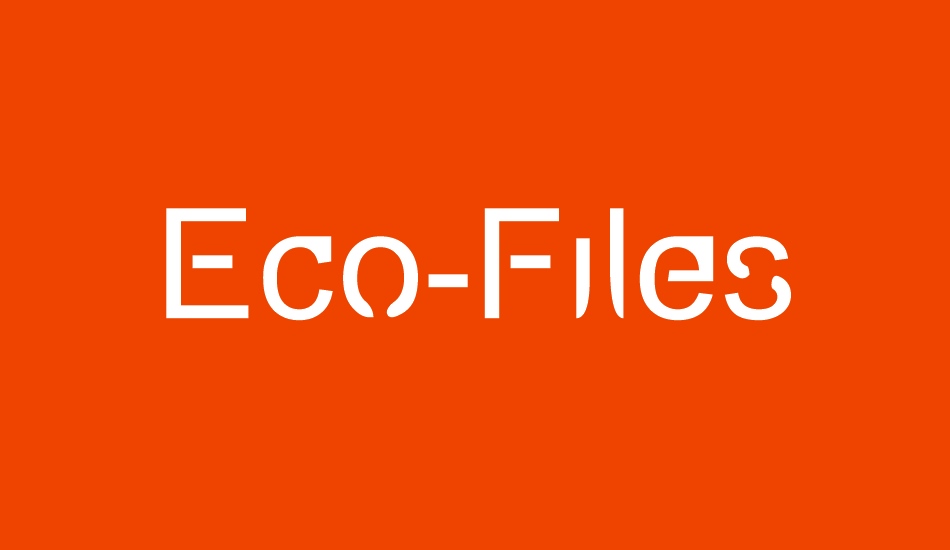 Eco-Files font big