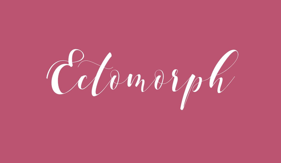 Ectomorph font big