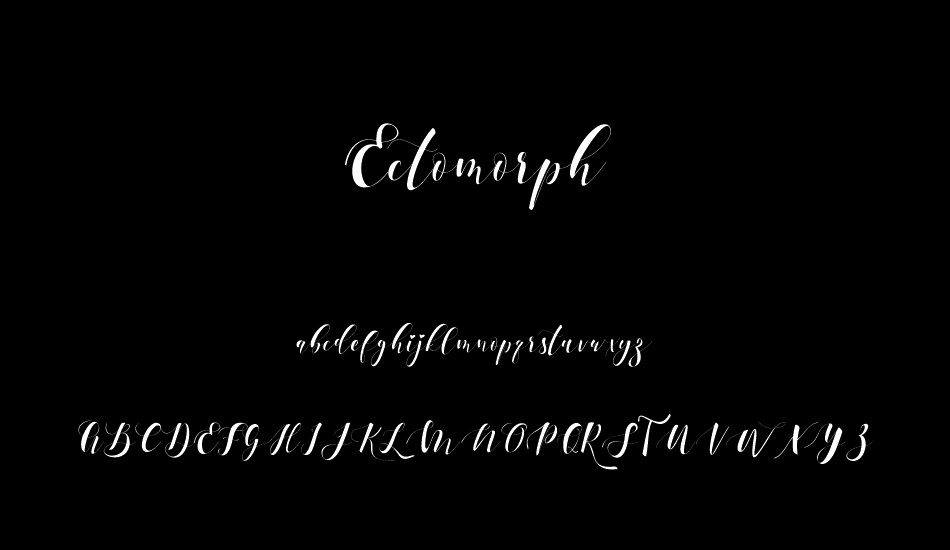 Ectomorph font