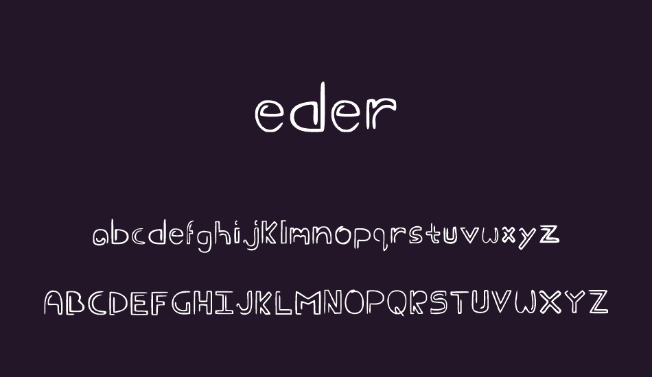 eder font