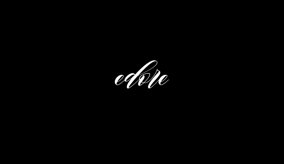 edore font big