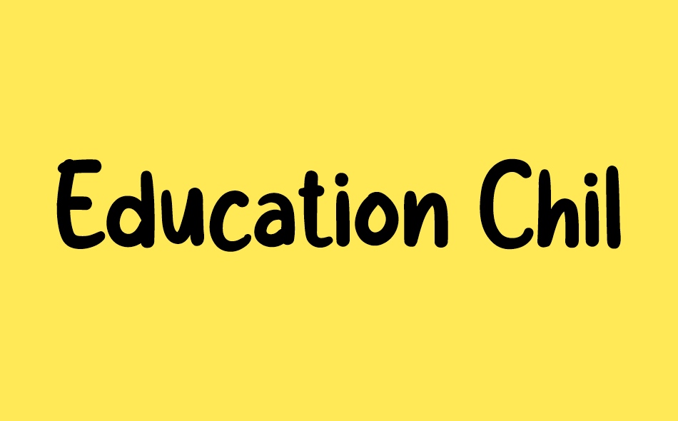 Education Childsmart font big