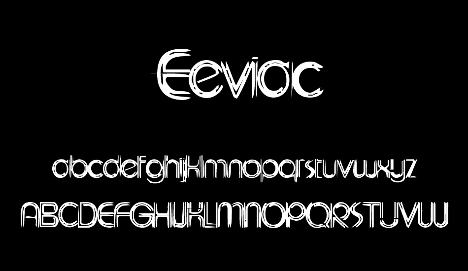 Eeviac font