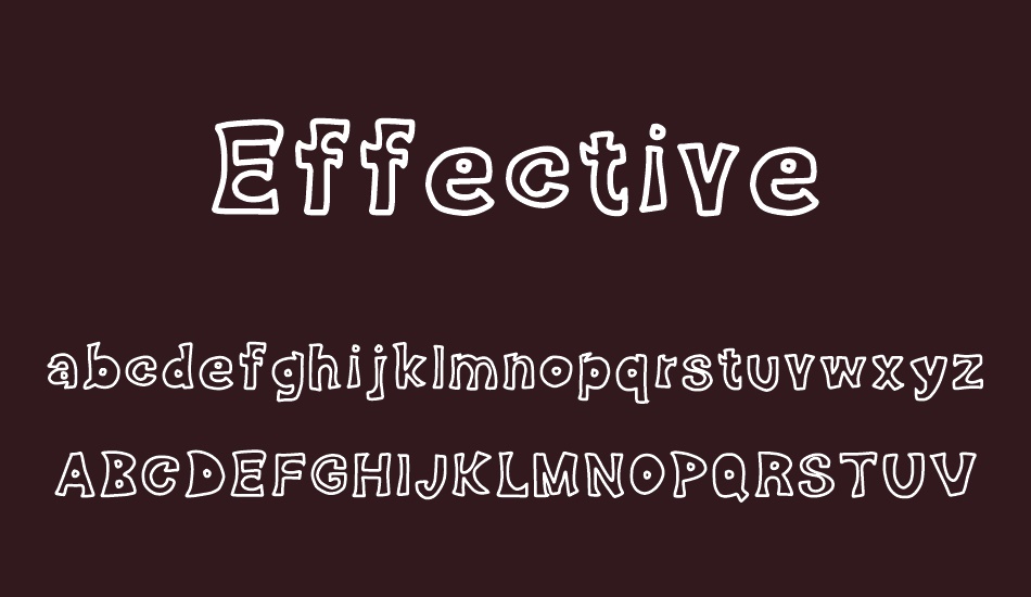 Effective font