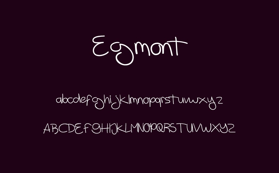 Egmont font