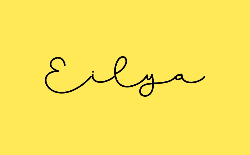 Eilya font big