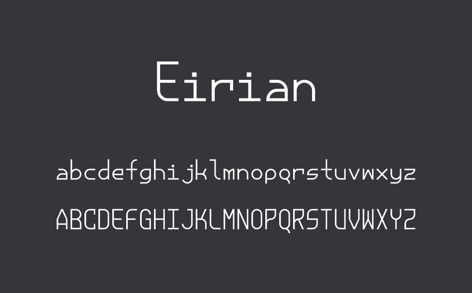 Eirian font