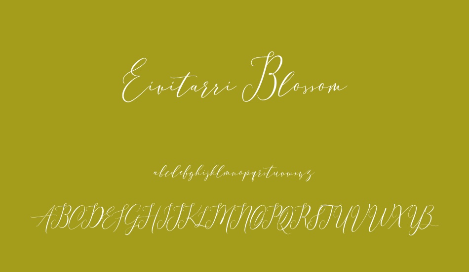 Eivitarri Blossom font