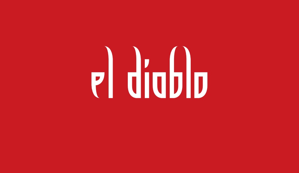 el Diablo font big