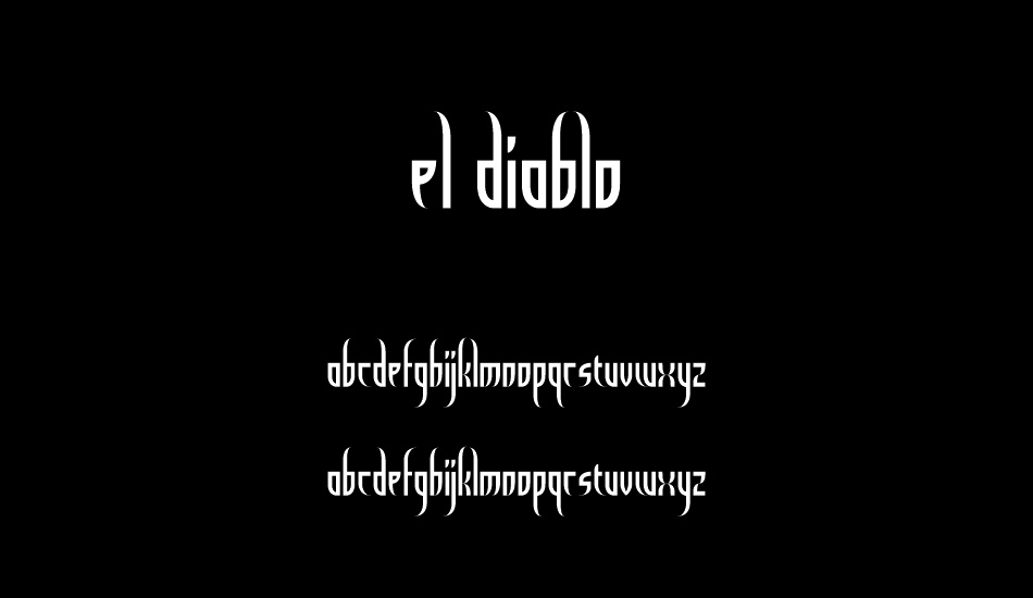 el Diablo font