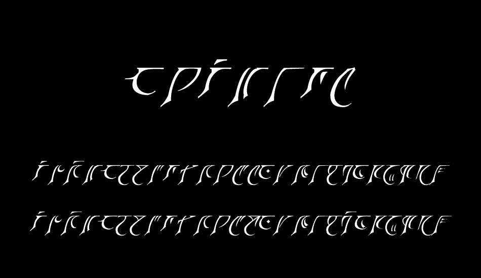 Eladrin font