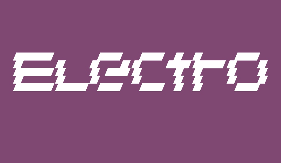 ElectroHouse font big