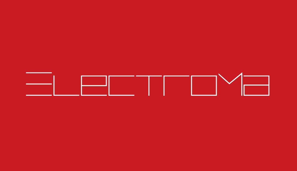 ElectroMan font big