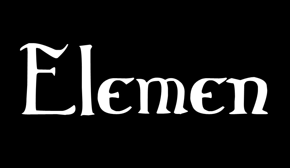 Elementary Gothic Bookhand font big