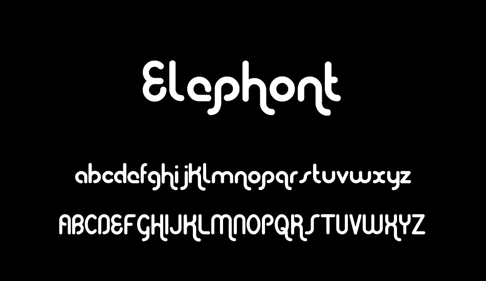 Elephont font