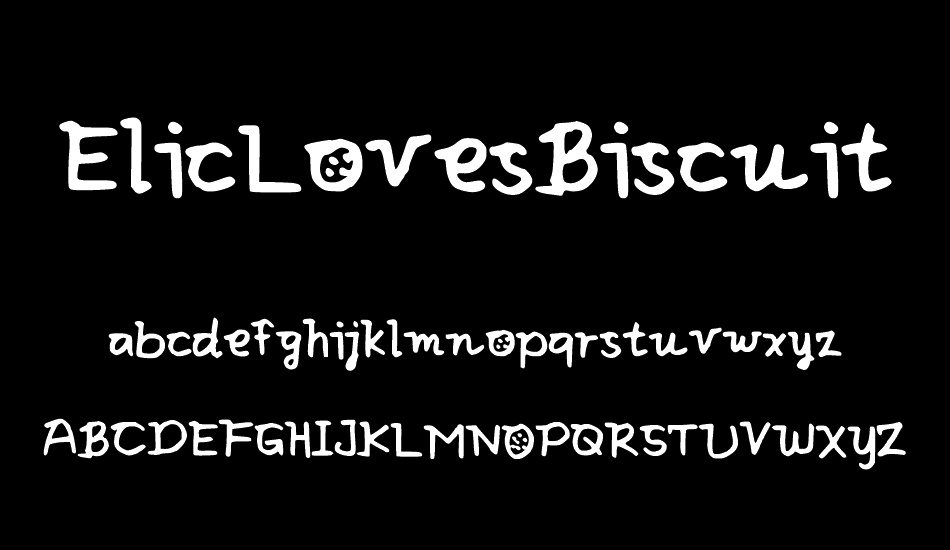 ElicLovesBiscuit font