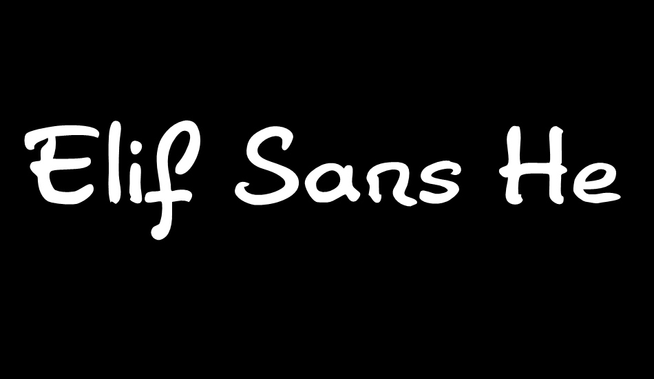 Elif Sans Herif font big