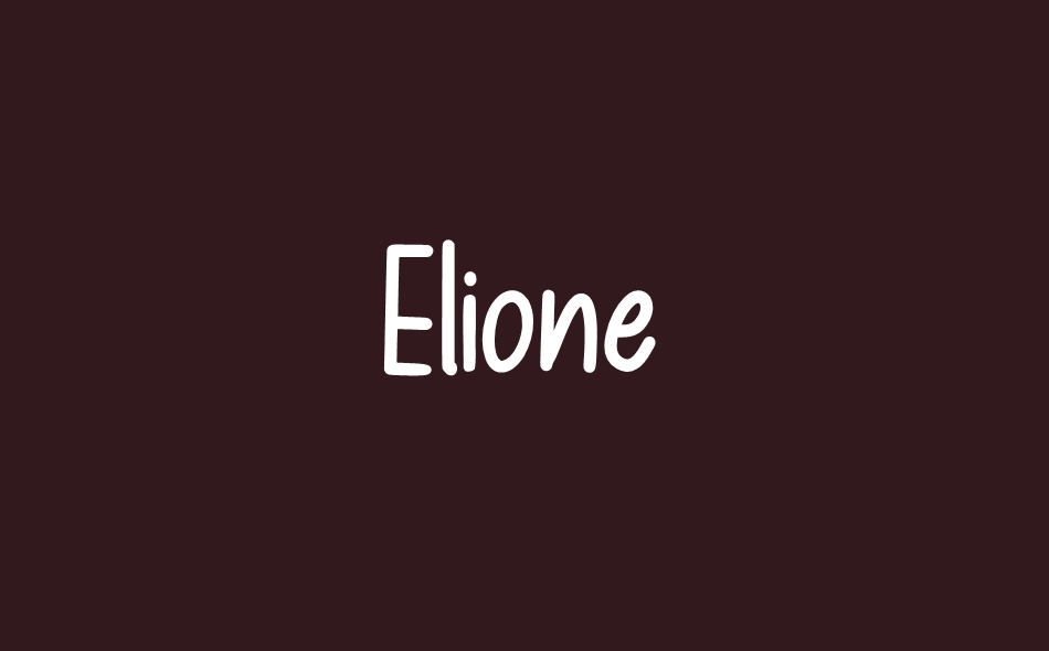 Elione font big