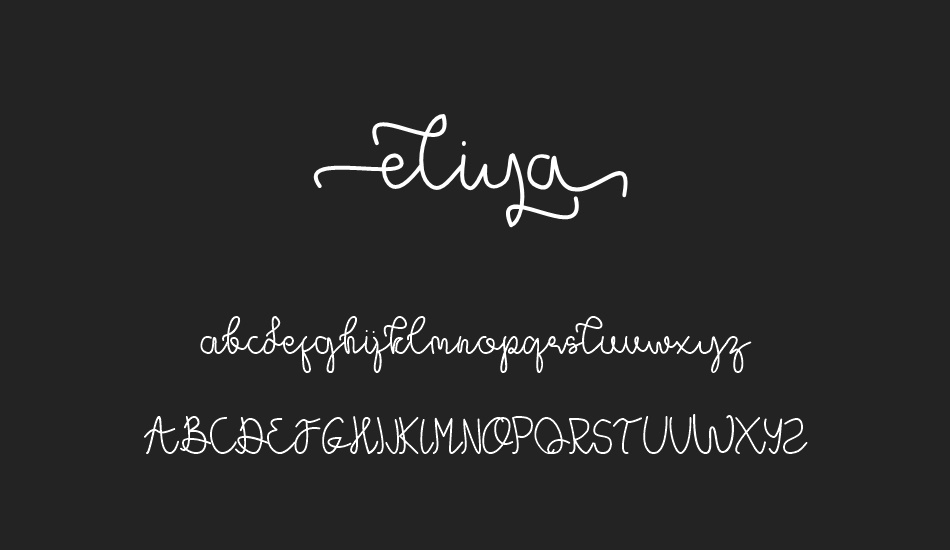 eliya font