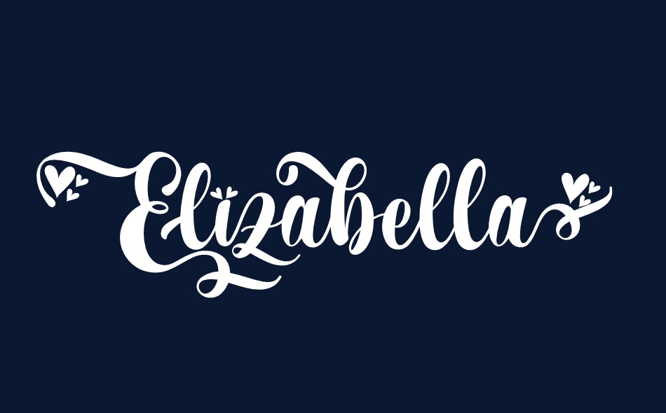 Elizabella font big