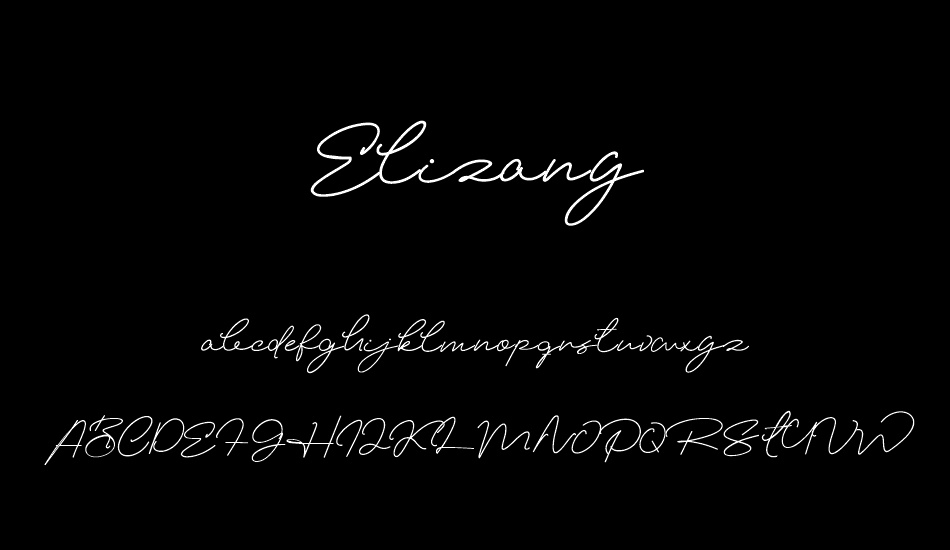 Elizany font