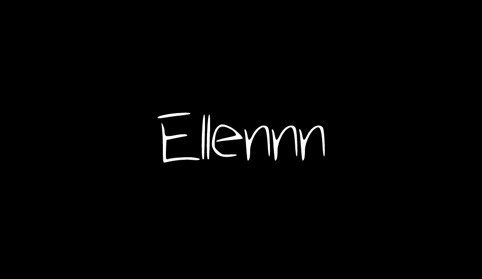 Ellennn font big