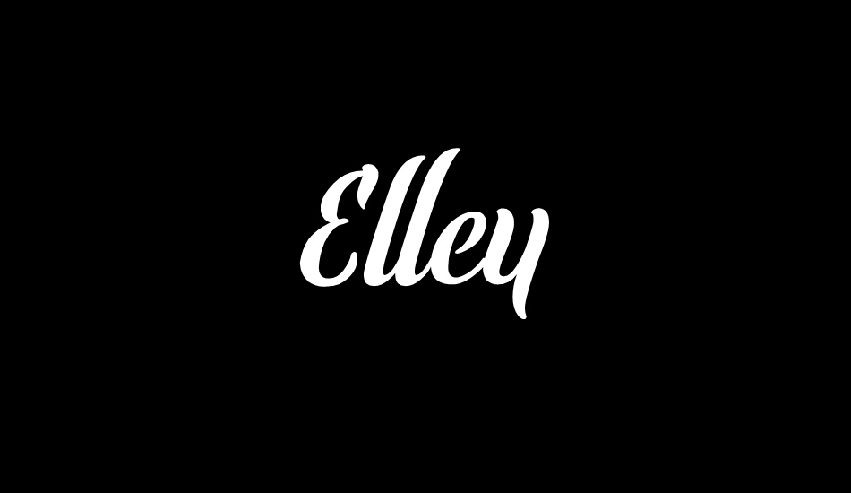 Elley font big