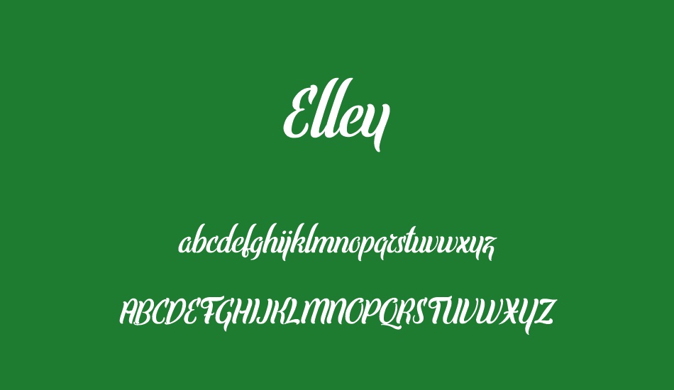 Elley font