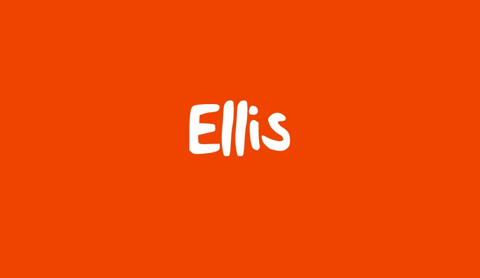 Ellis font big