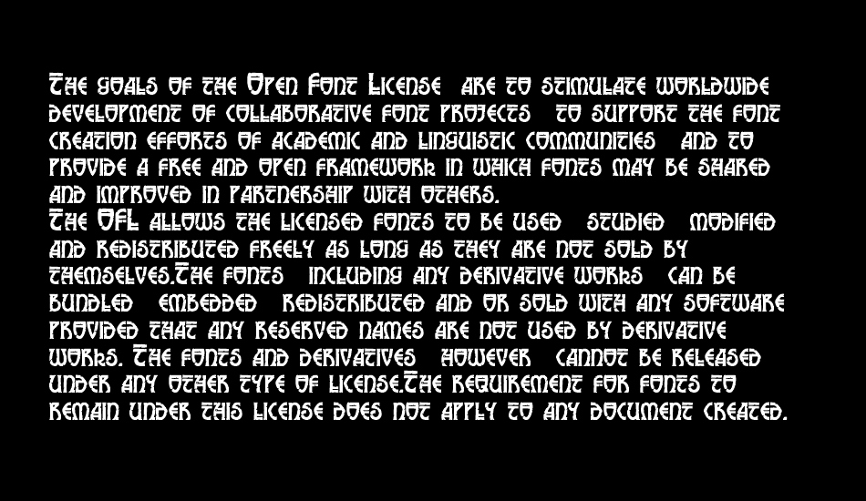 Elric font 1