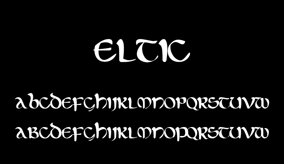 eltic font