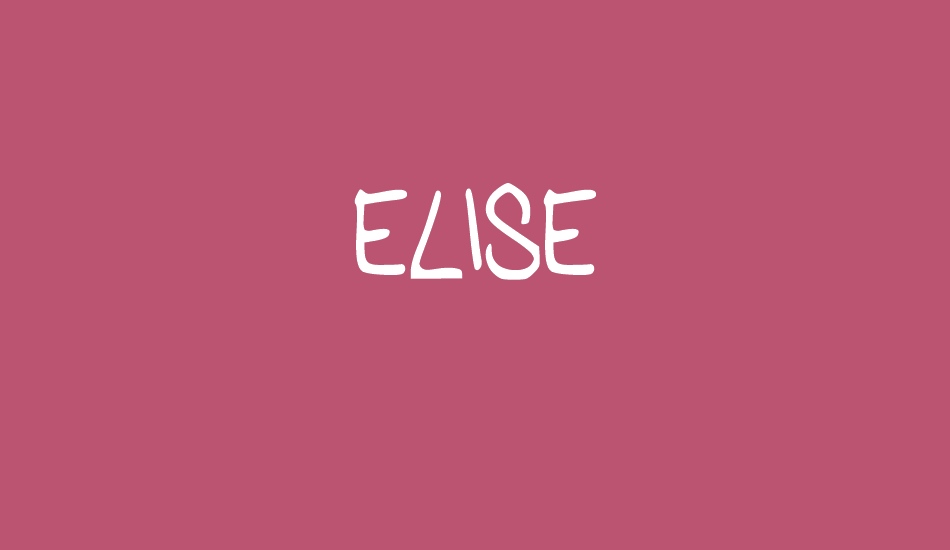 ELISE font big