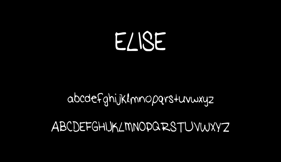 ELISE font