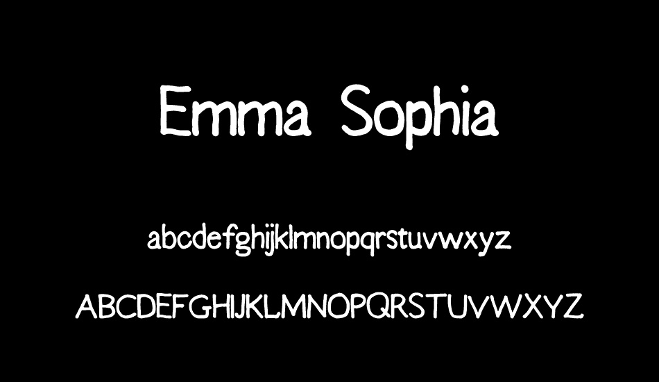 Emma Sophia font